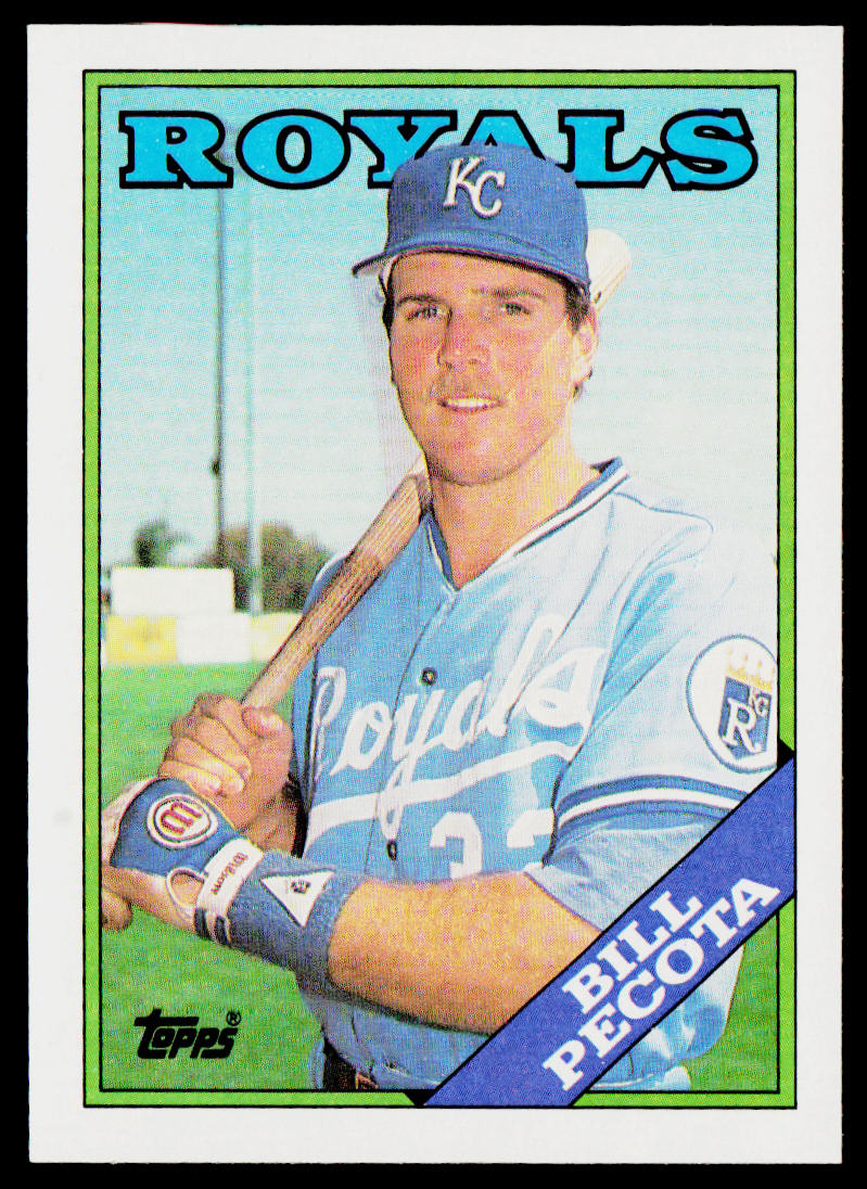 Bill Pecota 1988 Topps #433 RC Kansas City Royals