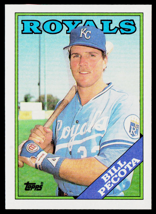 Bill Pecota 1988 Topps #433 RC Kansas City Royals