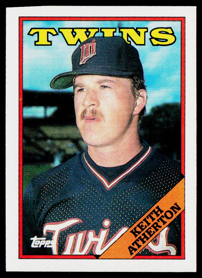 Keith Atherton 1988 Topps #451 Minnesota Twins