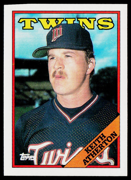 Keith Atherton 1988 Topps #451 Minnesota Twins