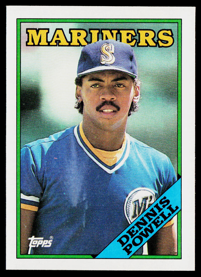 Dennis Powell 1988 Topps #453 Seattle Mariners