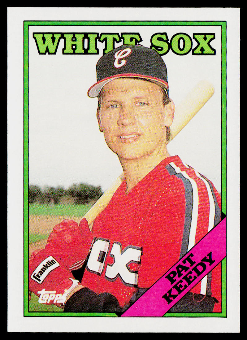 Pat Keedy 1988 Topps Cloth Test Issue #NNO Chicago White Sox