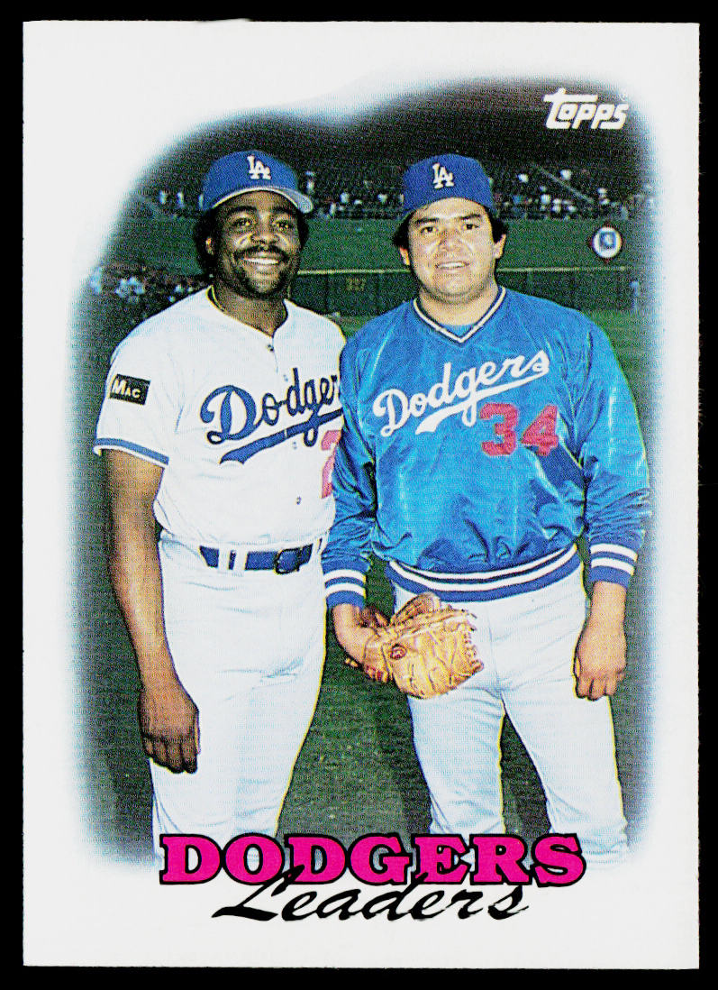 Dodgers Leaders 1988 Topps #489 Los Angeles Dodgers