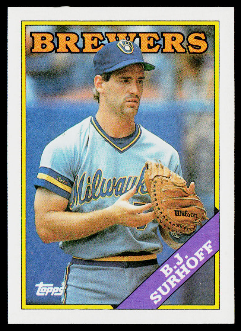 B.J. Surhoff 1988 Topps #491 Milwaukee Brewers