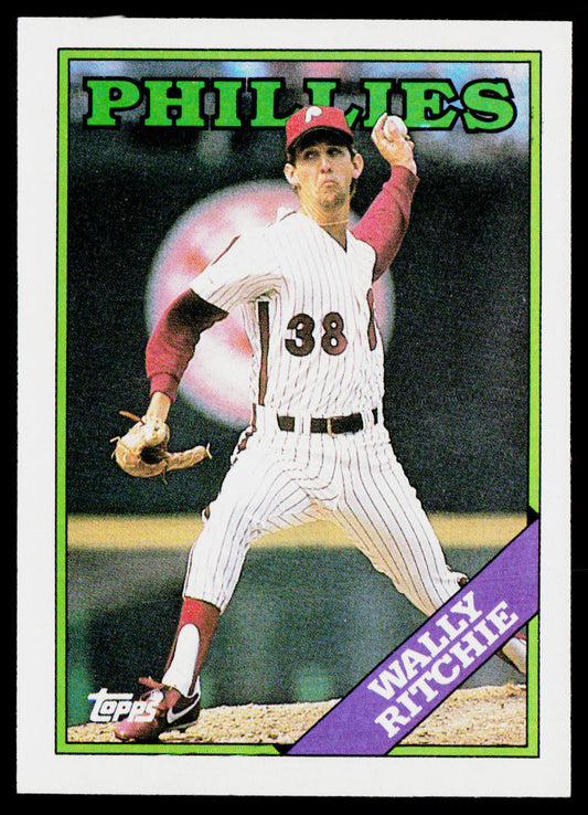 Wally Ritchie 1988 Topps #494 RC Philadelphia Phillies
