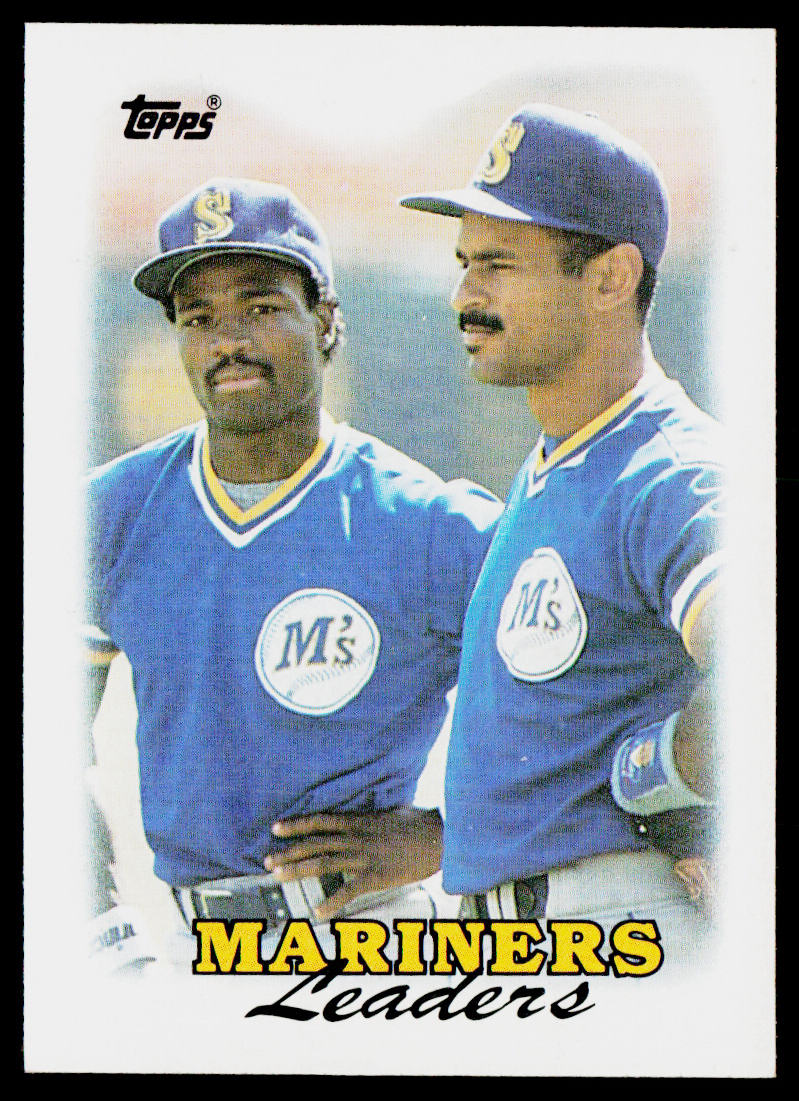 Mariners Leaders 1988 Topps #519 Seattle Mariners