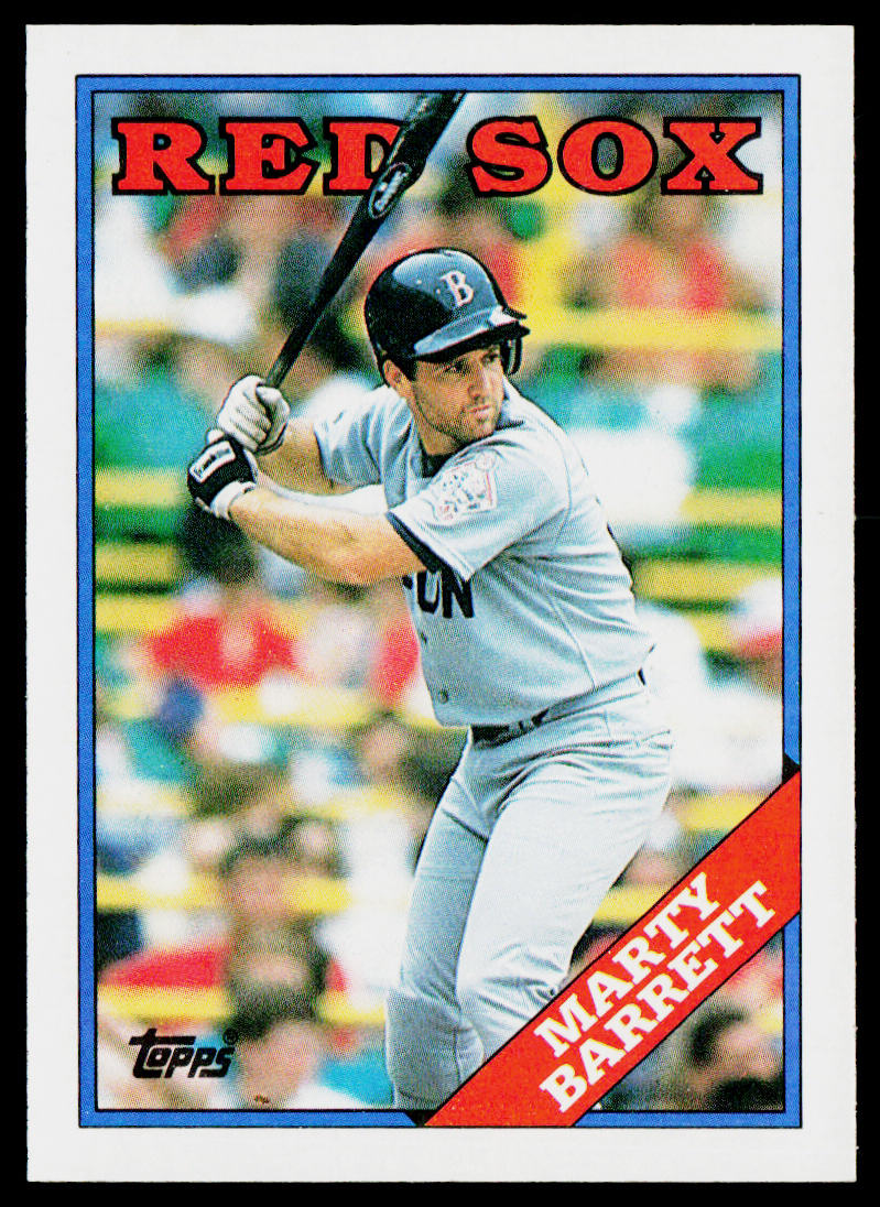 Marty Barrett 1988 Topps #525 Boston Red Sox