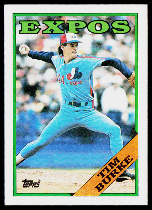 Tim Burke 1988 Topps #529 Montreal Expos