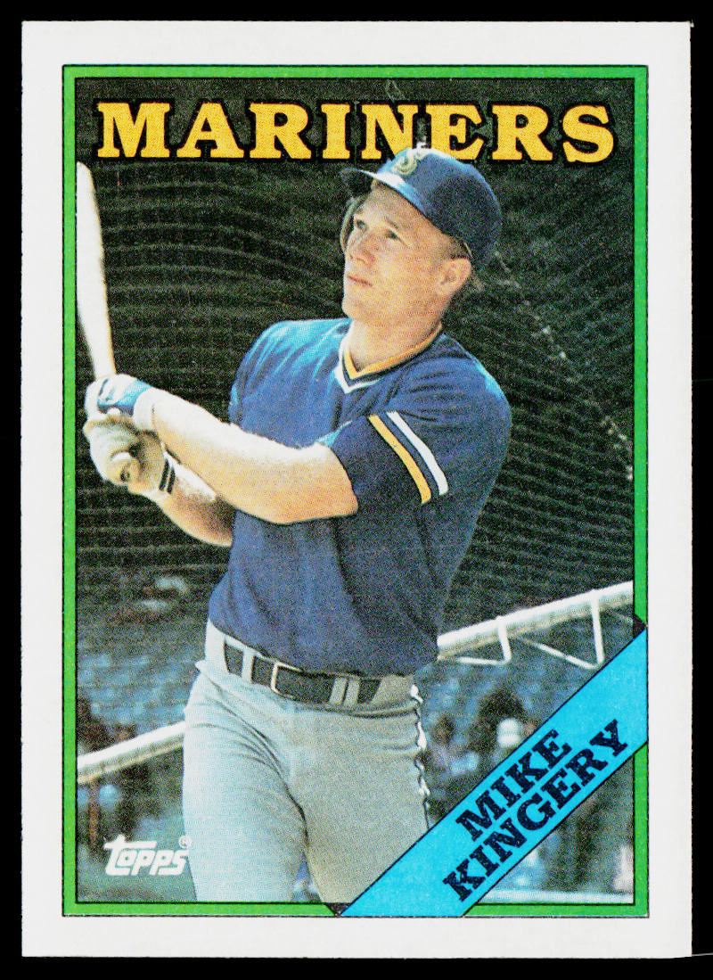 Mike Kingery 1988 Topps #532 Seattle Mariners