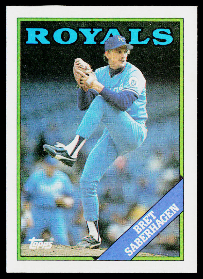 Bret Saberhagen 1988 Topps #540 Kansas City Royals