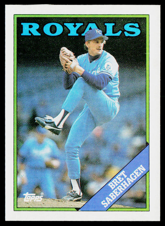 Bret Saberhagen 1988 Topps #540 Kansas City Royals