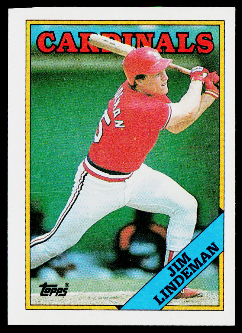 Jim Lindeman 1988 Topps #562 St. Louis Cardinals