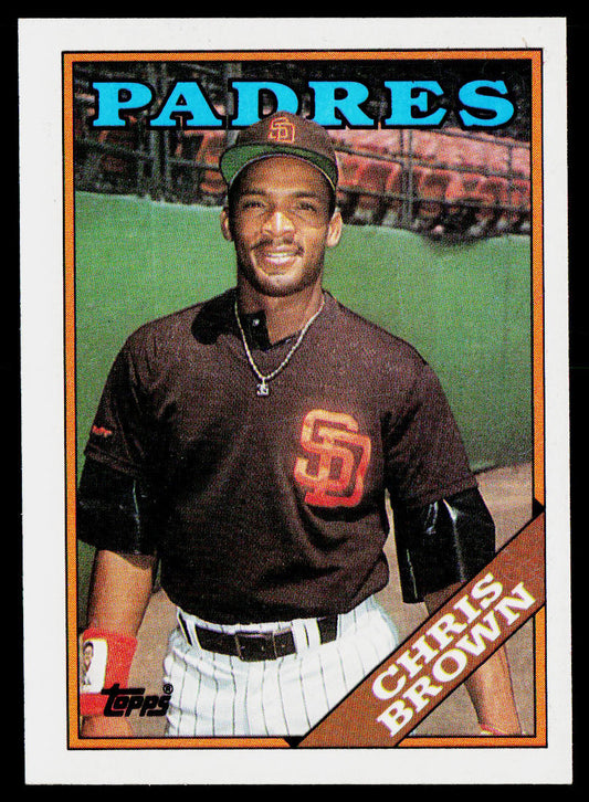 Chris Brown 1988 Topps #568 San Diego Padres