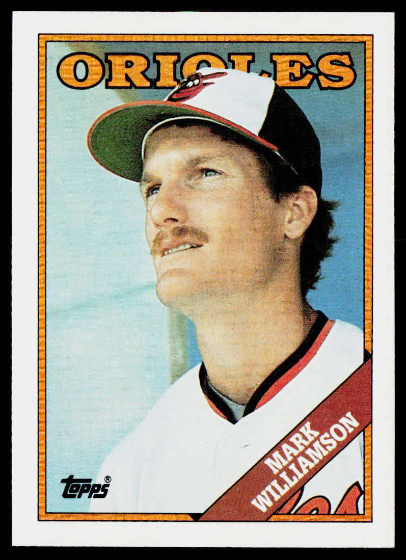 Mark Williamson 1988 Topps #571 RC Baltimore Orioles