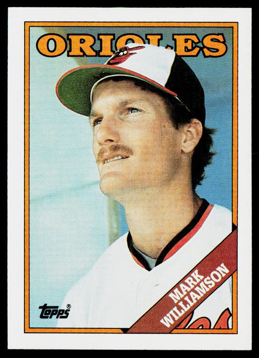 Mark Williamson 1988 Topps #571 RC Baltimore Orioles
