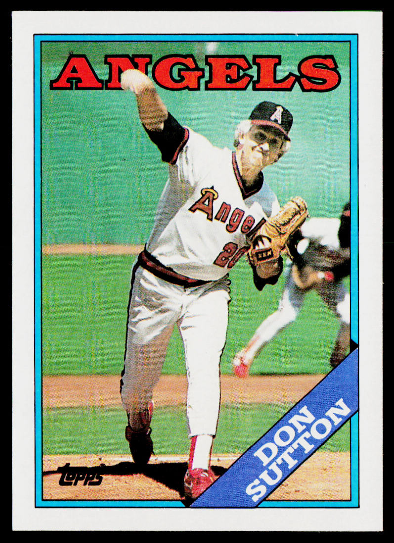 Don Sutton 1988 Topps #575 California Angels