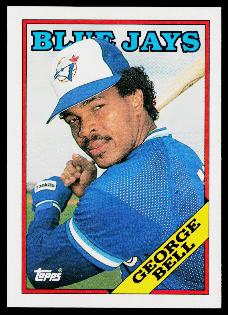 George Bell 1988 Topps #590 Toronto Blue Jays