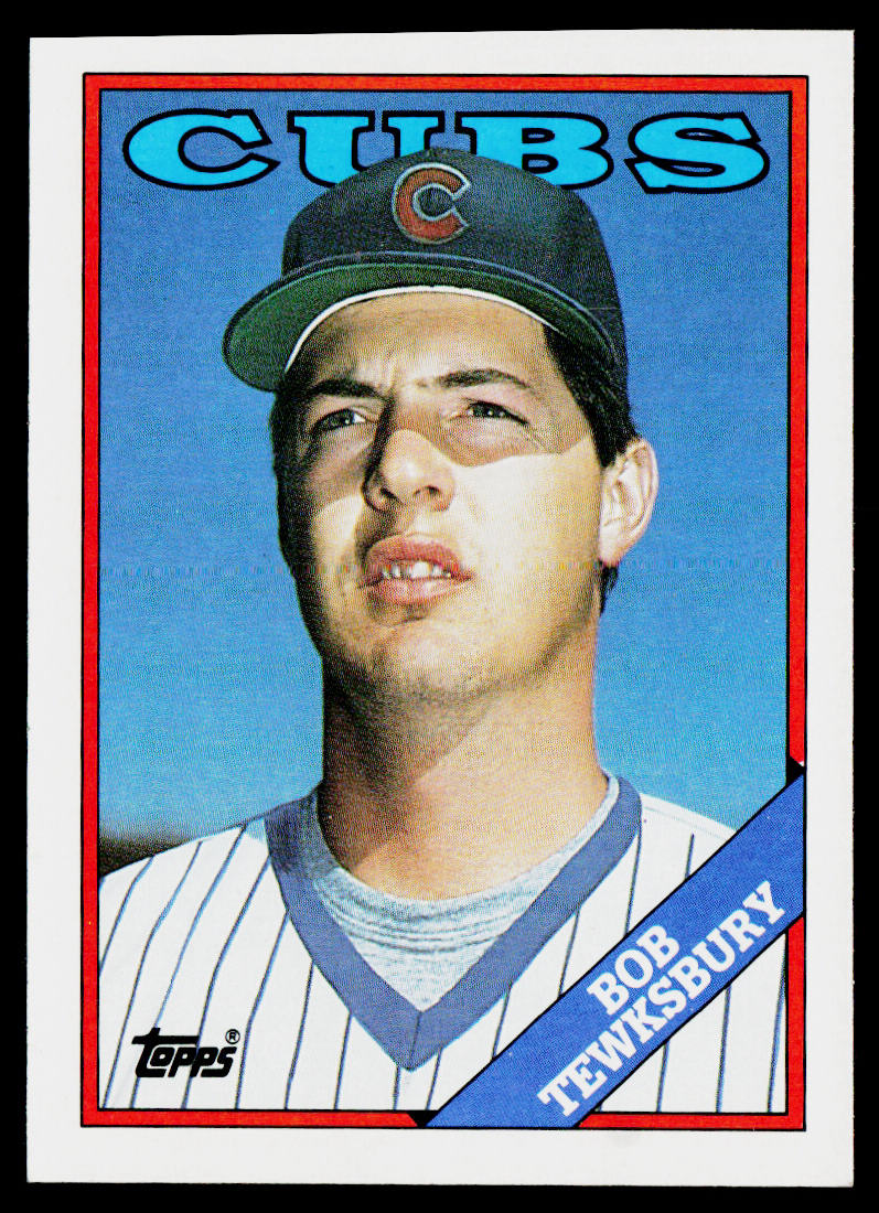 Bob Tewksbury 1988 Topps #593 Chicago Cubs