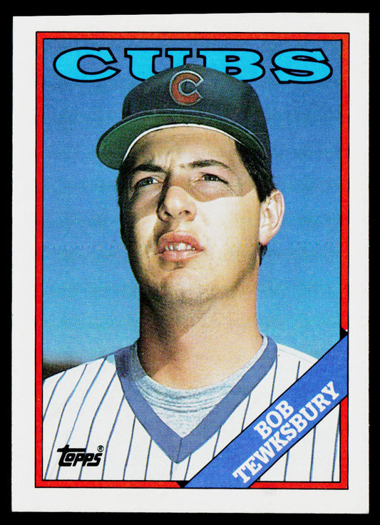 Bob Tewksbury 1988 Topps #593 Chicago Cubs