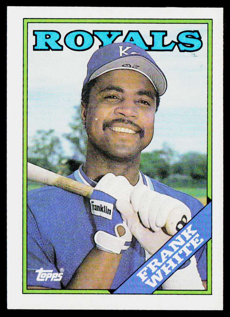 Frank White 1988 Topps #595 Kansas City Royals