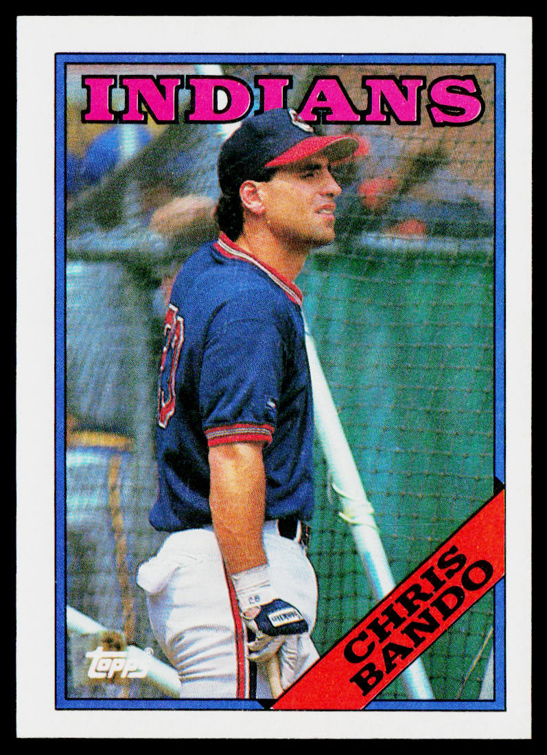 Chris Bando 1988 Topps #604 Cleveland Indians