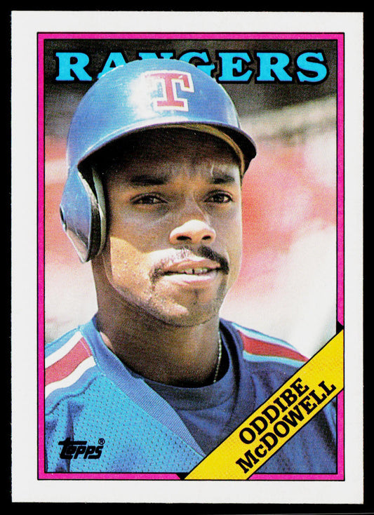 Oddibe McDowell 1988 Topps #617 Texas Rangers