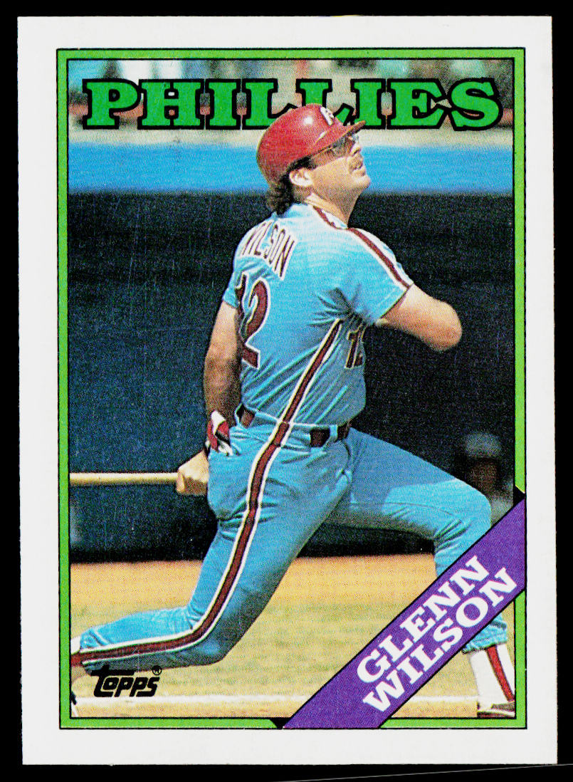 Glenn Wilson 1988 Topps #626 Philadelphia Phillies