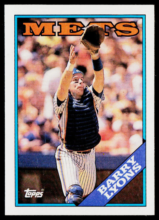 Barry Lyons 1988 Topps #633 RC New York Mets