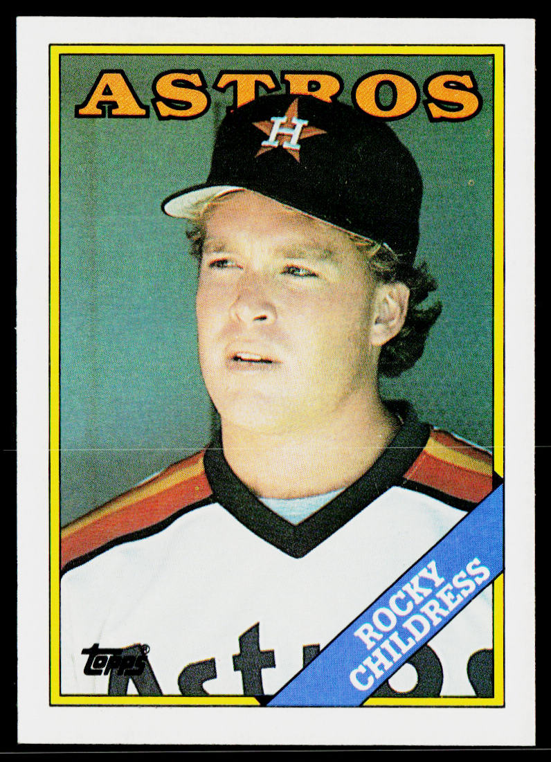 Rocky Childress 1988 Topps #643 RC Houston Astros