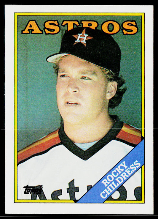 Rocky Childress 1988 Topps #643 RC Houston Astros