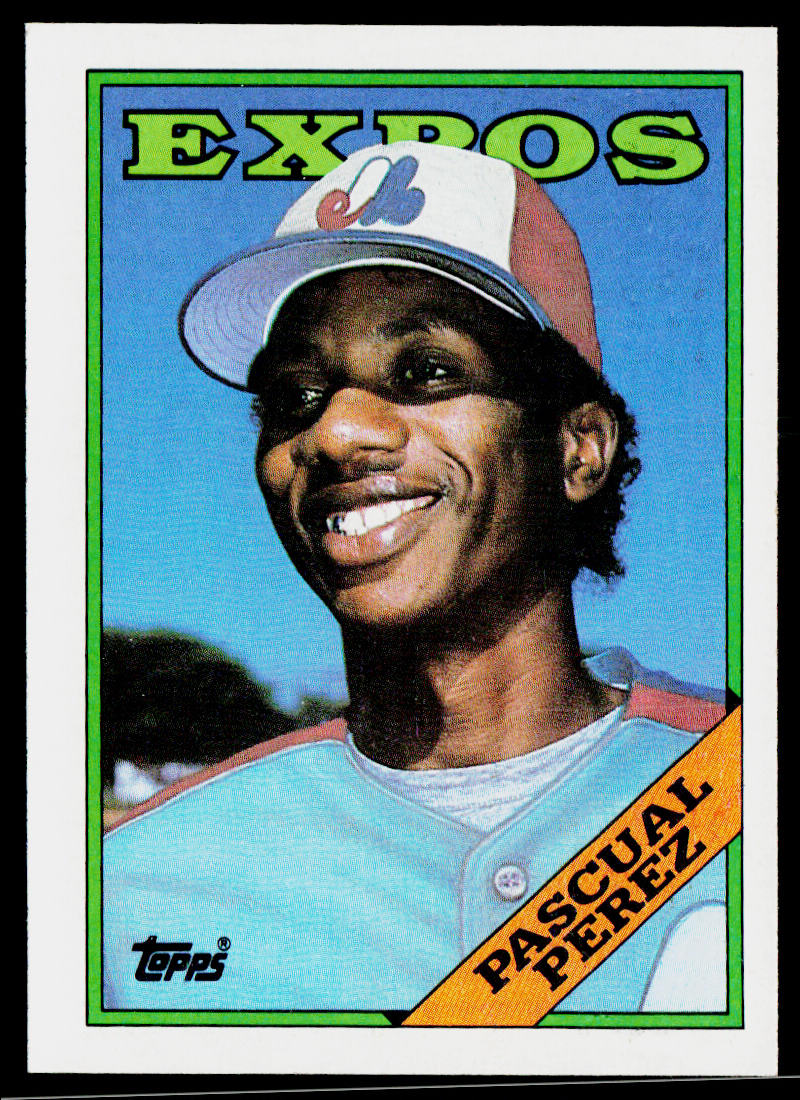 Pascual Perez 1988 Topps #647 Montreal Expos