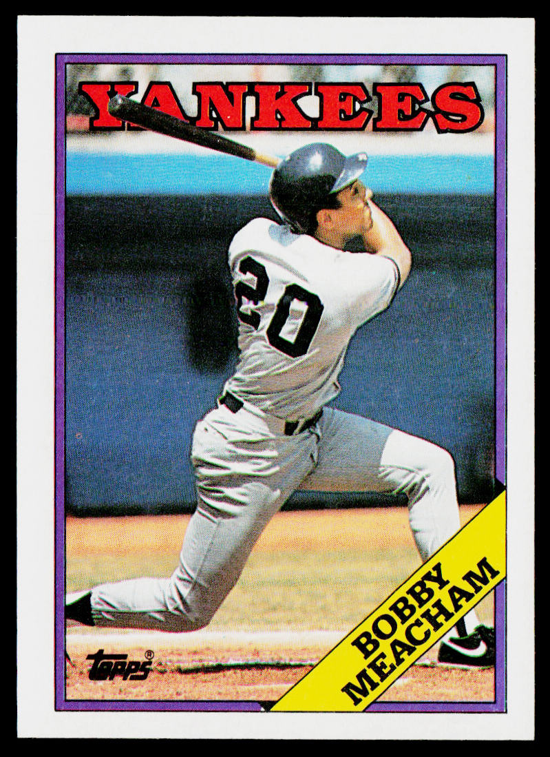 Bobby Meacham 1988 Topps #659 New York Yankees