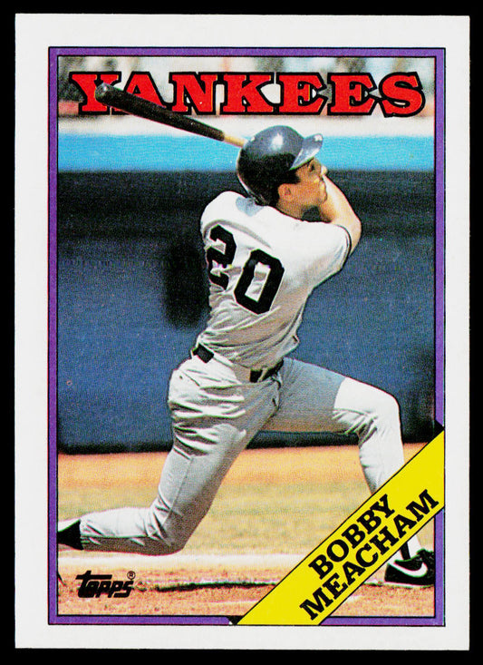 Bobby Meacham 1988 Topps #659 New York Yankees