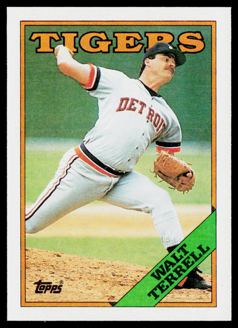 Walt Terrell 1988 Topps #668 Detroit Tigers