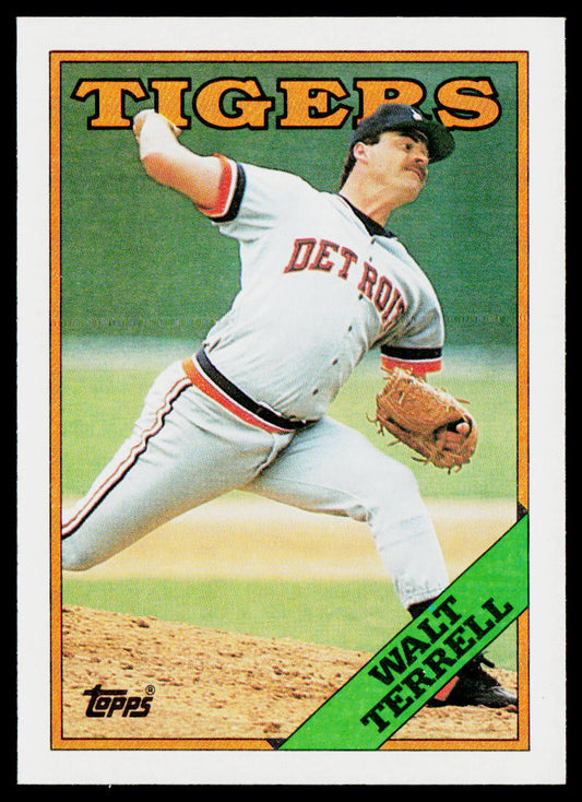 Walt Terrell 1988 Topps #668 Detroit Tigers