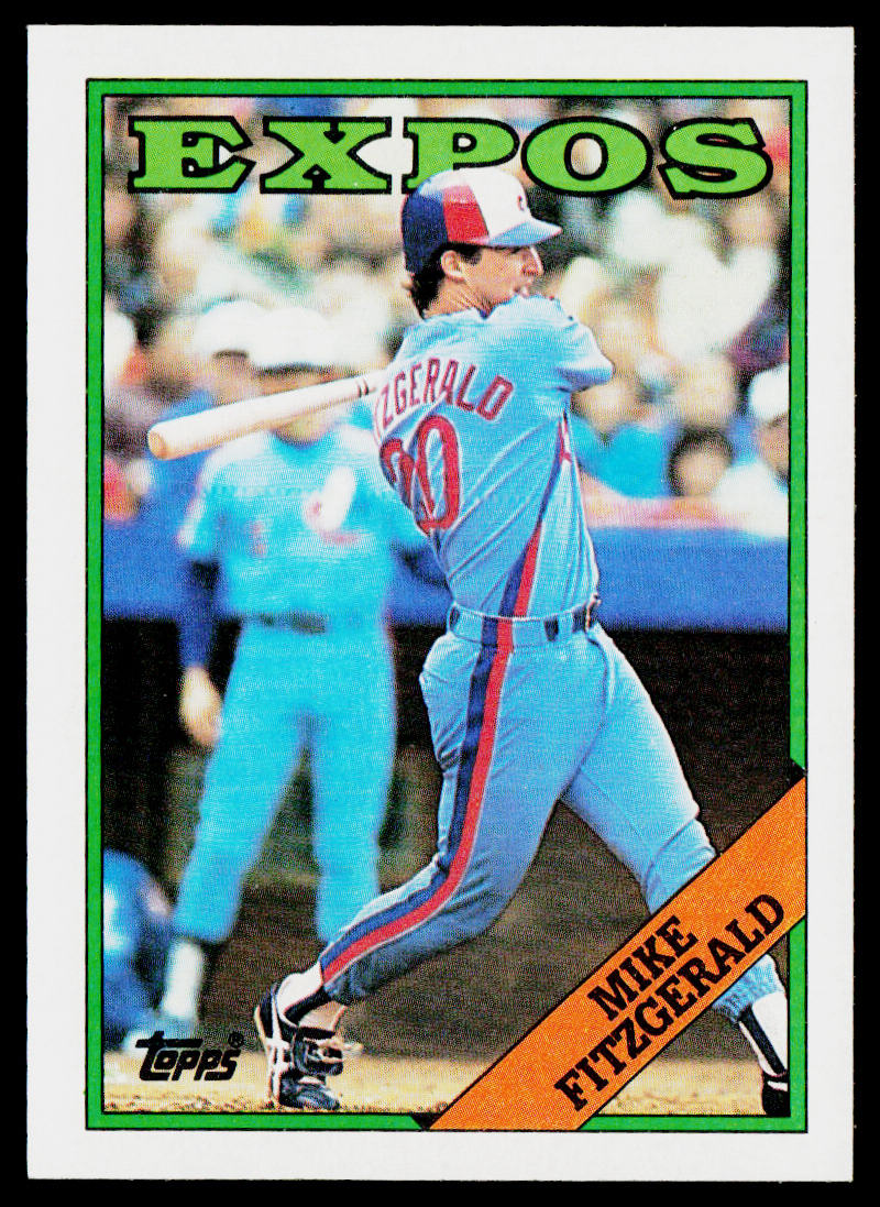 Mike Fitzgerald 1988 Topps #674 Montreal Expos