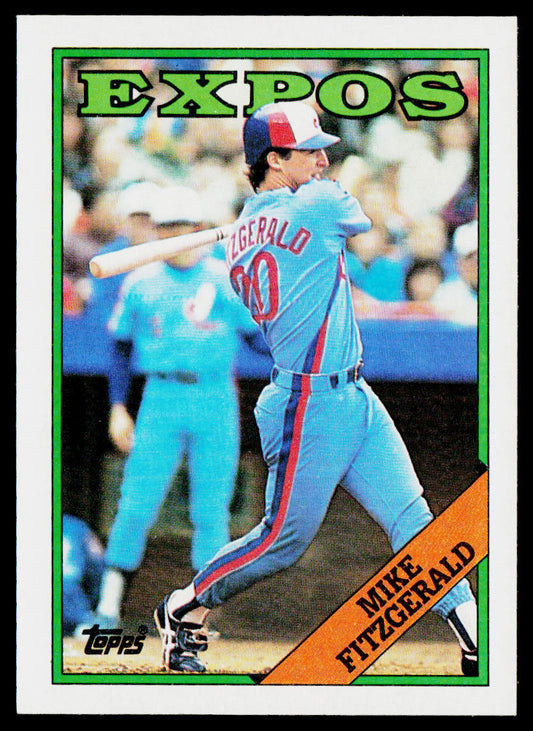 Mike Fitzgerald 1988 Topps #674 Montreal Expos