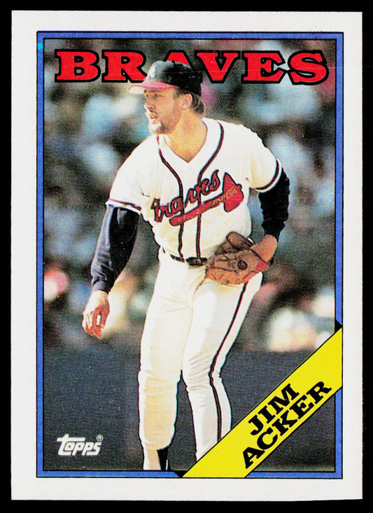 Jim Acker 1988 Topps #678 Atlanta Braves