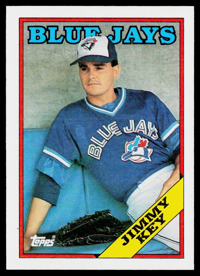 Jimmy Key 1988 Topps #682 Toronto Blue Jays