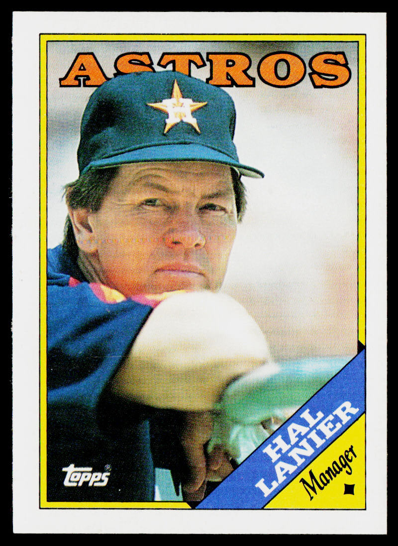 Hal Lanier 1988 Topps #684 Houston Astros