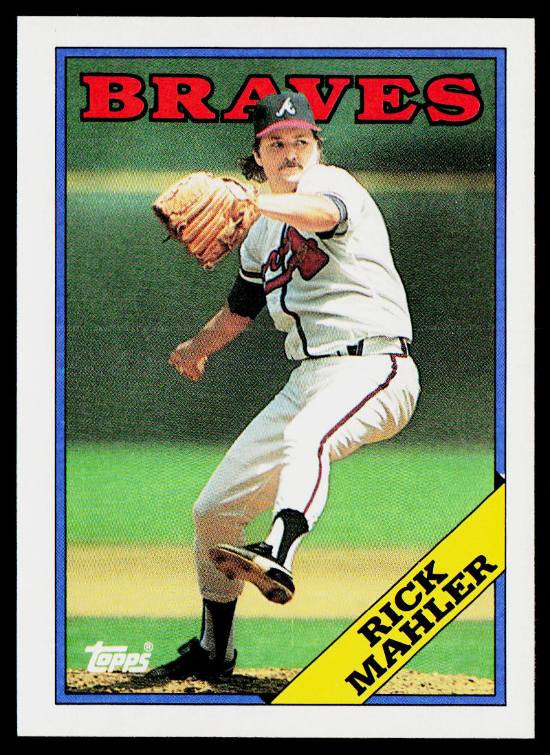 Rick Mahler 1988 Topps #706 Atlanta Braves