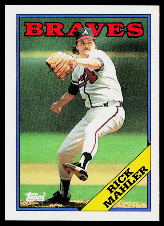 Rick Mahler 1988 Topps #706 Atlanta Braves