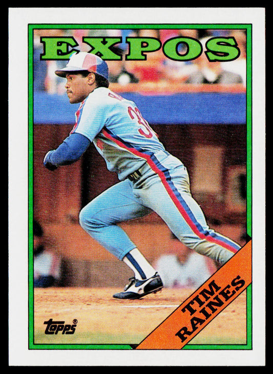 Tim Raines 1988 Topps #720 Montreal Expos