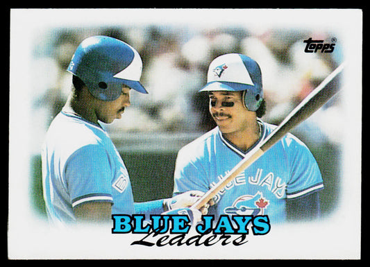 Blue Jays Leaders 1988 Topps #729 Toronto Blue Jays