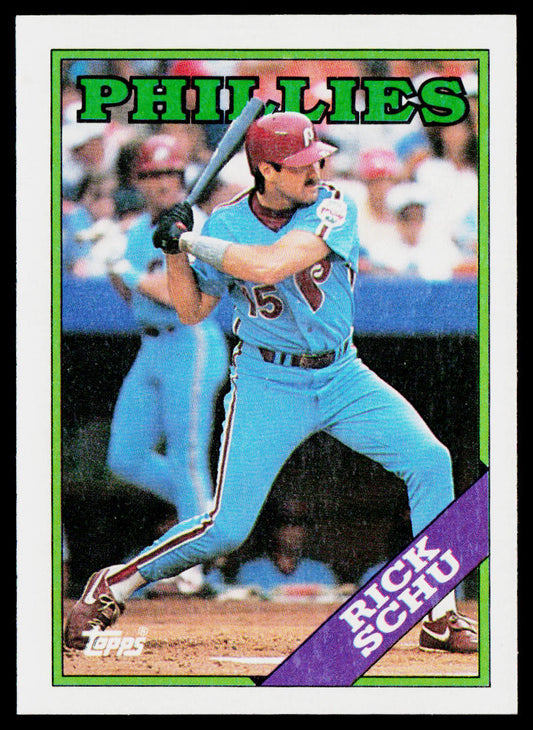 Rick Schu 1988 Topps #731 Philadelphia Phillies