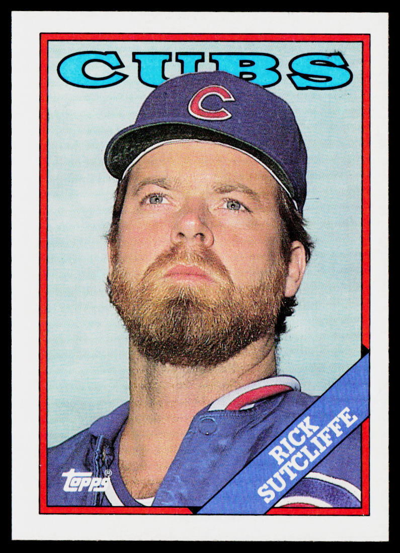 Rick Sutcliffe 1988 Topps #740 Chicago Cubs