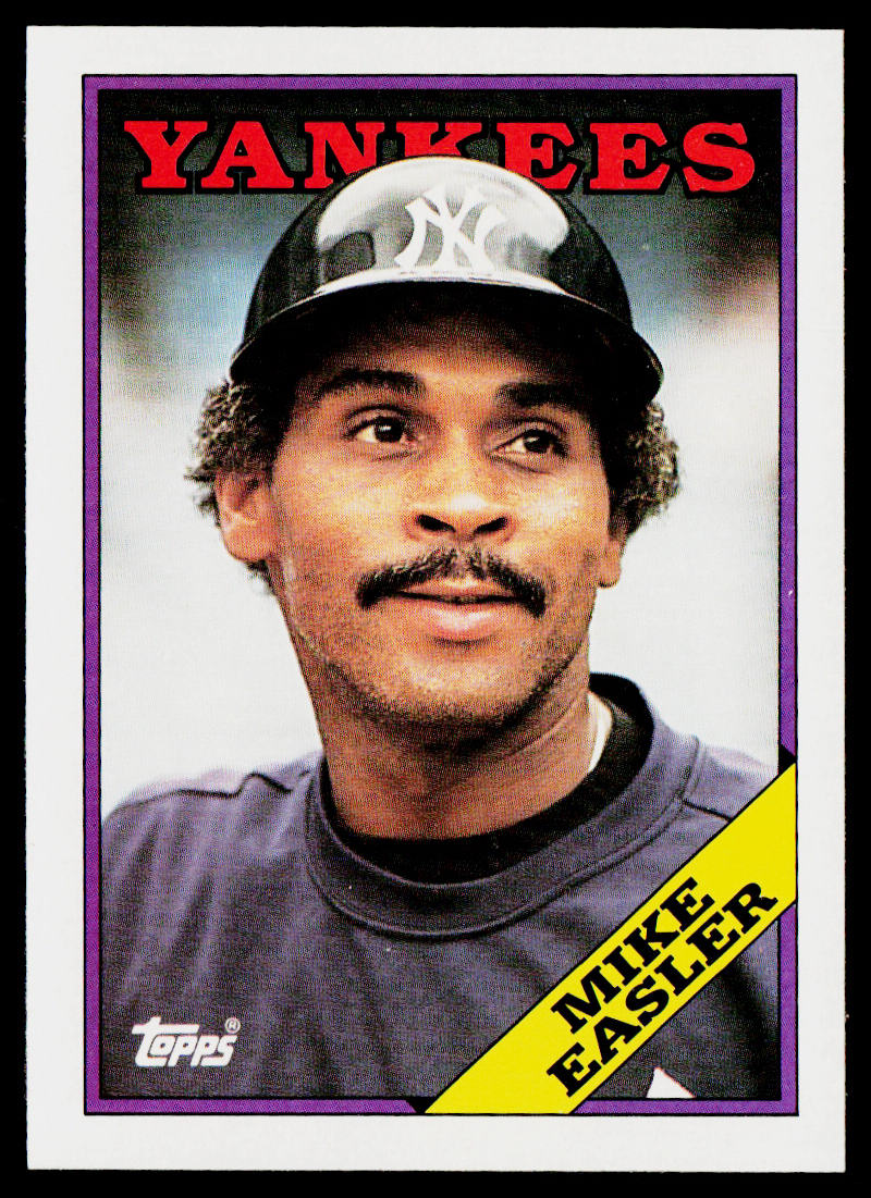 Mike Easler 1988 Topps #741 New York Yankees