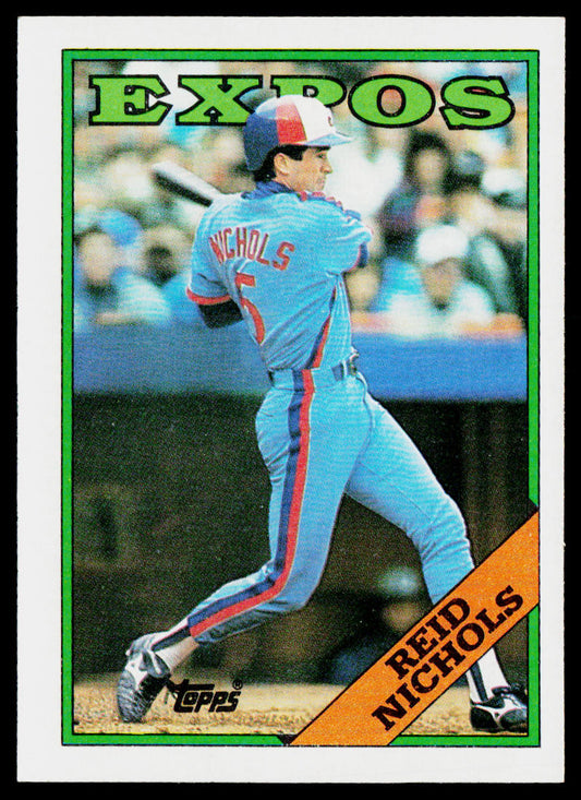 Reid Nichols 1988 Topps Collector's Edition (Tiffany) #748 Montreal Expos