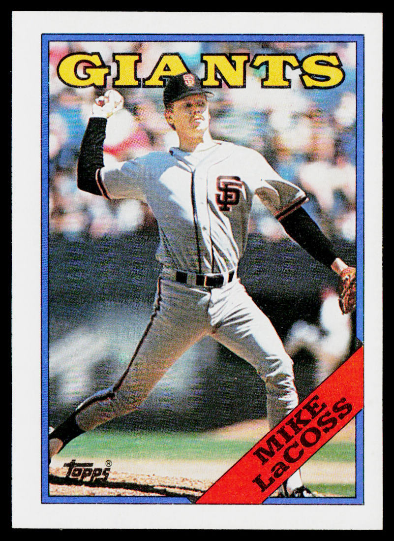 Mike LaCoss 1988 Topps #754 San Francisco Giants