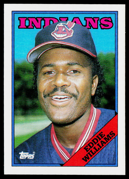 Eddie Williams 1988 Topps #758 RC Cleveland Indians